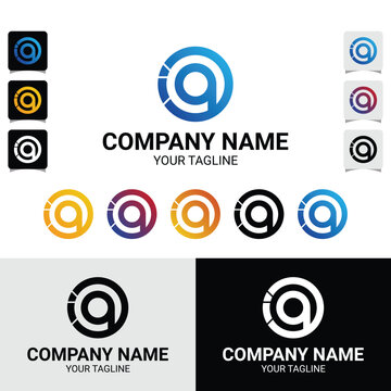 IOQ OQI QOI letter initial logo design template