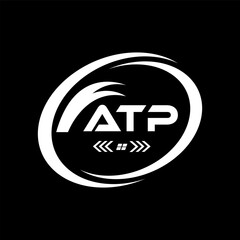 ATP letter logo Design. ATP Simple and modern monogram logo. Abstract Alphabet vector Design.