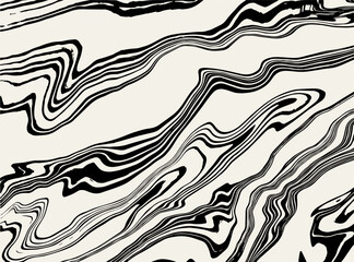 Vector marble texture. Abstract background. Abstract horizontal background with  waves. Trendy vector illustration in style retro 60s, 70s.