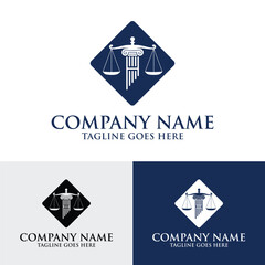 Law firm logo design template