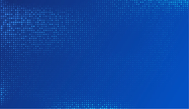 Blue tech finance background abstract pixel element network. Abstract business tech science background.