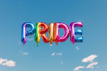 Close-up of LGBTQIA themed accessories on a white background. Beautiful simple AI generated image in 4K, unique.