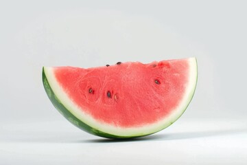High-resolution images of watermelon with a white background. Beautiful simple AI generated image in 4K, unique.