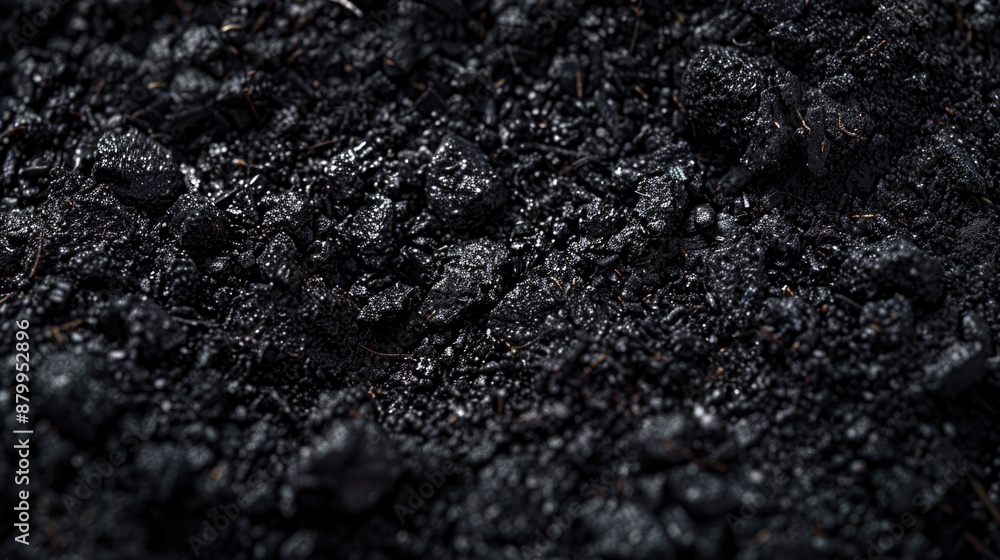 Aufkleber a close-up view of a pile of dirt with visible texture and earthy tones