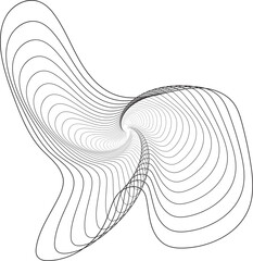 illustration of an abstract waves