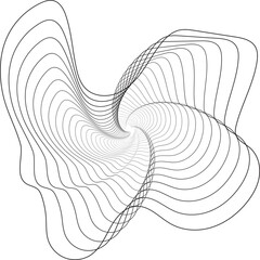 illustration of an abstract waves