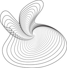 illustration of an abstract waves