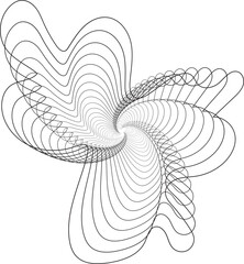 illustration of an abstract waves
