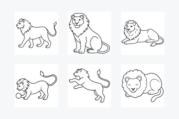 Lion Vector Bundle: High-Quality Vector Illustrations for Designers and Creatives