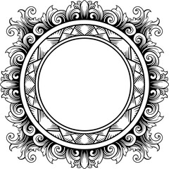 Hand Drawn Border Vintage