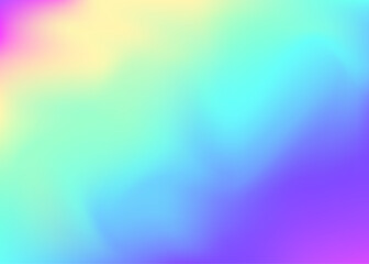 Pearlescent Background. Violet Soft Gradient. Hologram Texture. Pop Pattern. Abstract Texture. Chrome Cover. Bright Light. Metal Minimalist Backdrop. Blue Pearlescent Background