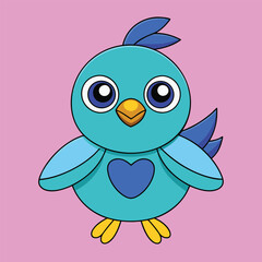 Cute Cat Vector Illustration - Cartoon Clipart and Line Art Design.