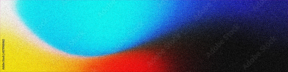 Aufkleber grainy gradient colorful background with lines and textured design