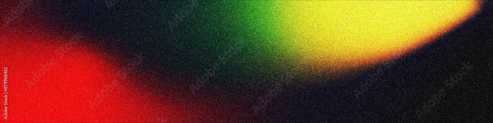 Aufkleber grainy gradient abstract green red background with a textured pattern of light and dark rays in a vi