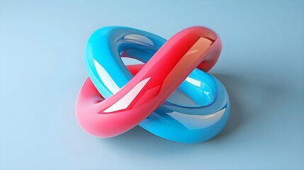 3D symbol of agreement on equal terms, Business handshake, contract agreement icon