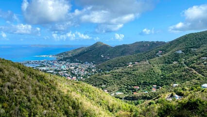 Mountain view of British Virgin Islands
