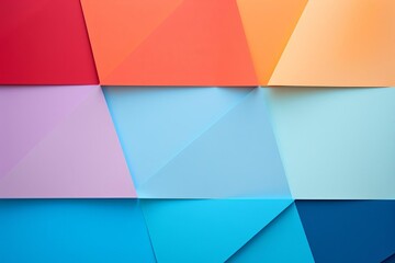 Fototapeta premium Colorful Geometric Pattern with Bright Tones