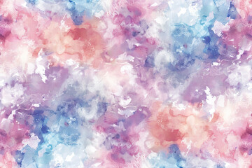 Fototapeta premium A watercolor painting of a flower with pink and blue colors, generative ai image..