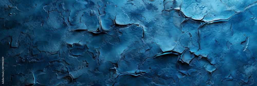 Poster this is an indepth description of a textured blue abstract backdrop featuring organic flowing patter