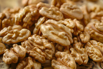 Food close-up. Walnuts