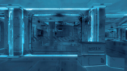 inside the space station