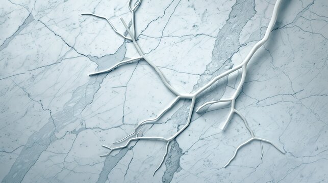 Marble textures with intricate veining and elegant patterns adding a sense of sophistication and timeless beauty to backgrounds Illustration, Image, , Minimalism,