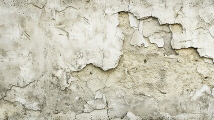 Background with grungy texture of old cracked plaster wall Design template