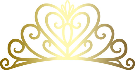 Golden tiara