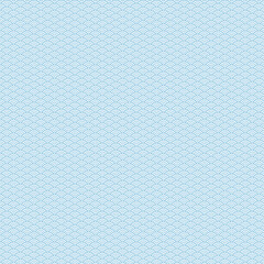 爽やかな青海波文様パターン