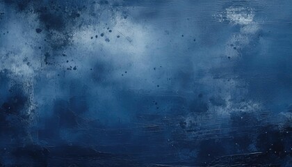 Obraz premium deep blue textured background with white flecks