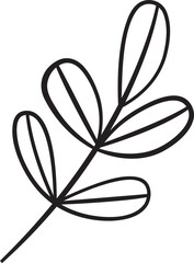 Floral Branch Doodle