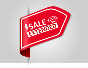  red flat sale web banner for  sale extended banner and poster