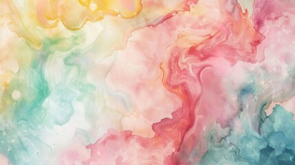 Fototapeta premium colorful abstract shapes watercolor background