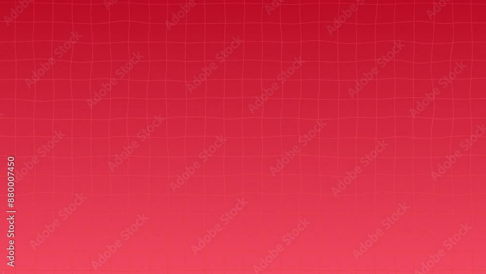 Poster red color square grid animation loop background - 4k loopable animation abstract background video