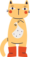 Cute Cartoon Cat