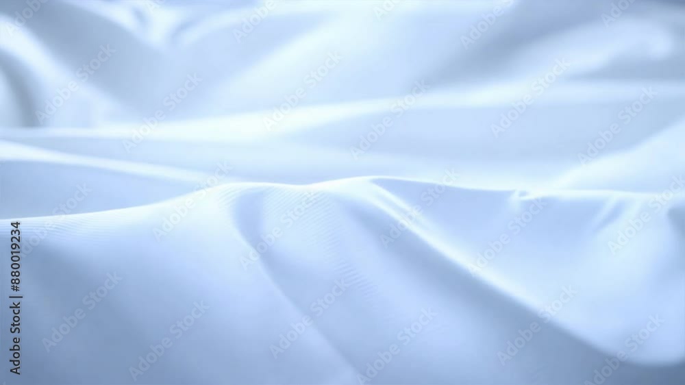 Poster white cloth background abstract with soft waves.