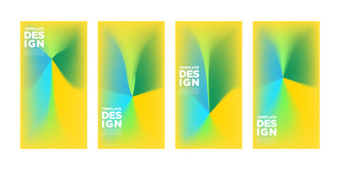 Fototapeta premium Colorful modern template design set. Modern template background. Very suitable for business templates, covers, banners, posters, flyers, post templates and creative industrial businesses