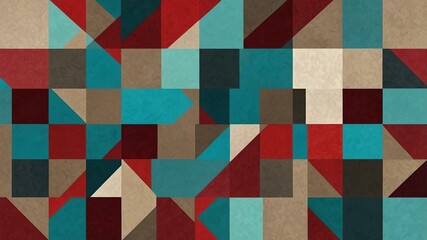 abstract color palette wallpaper with cyan ruby red an background