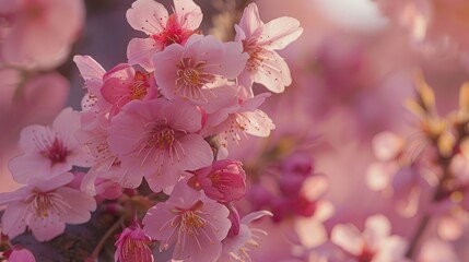 Obraz premium Miyagi s rejuvenating cherry blossoms