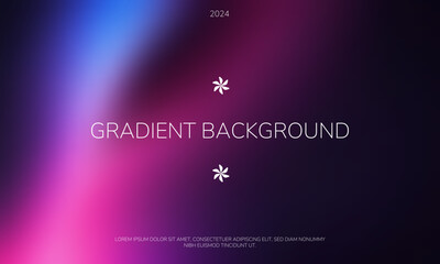 Gorgeous Pink Purple Blue Gradient Background Design