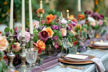 Enchanted garden affair  a mesmerizing fusion of whimsical elegance and natural beauty