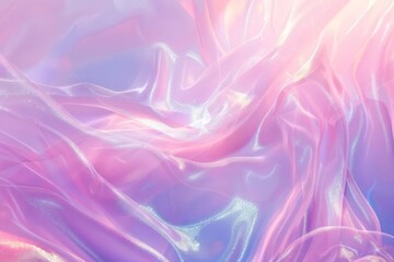 Holographic purple and violet abstract pastel color backdrop. Hologram neon gradient background. Foil smooth effect. Psychedelic iridescent background, trend of 80s, 90s