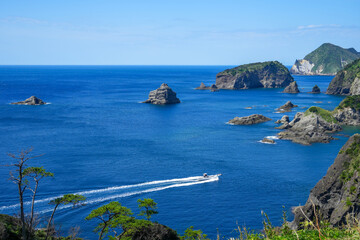 南伊豆・あいあい岬からの海岸景観