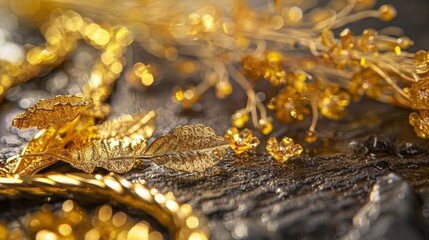 Gold's allure spans centuries, coveted for its rarity and beauty.