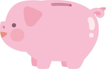 豚の貯金箱のベクターイラスト