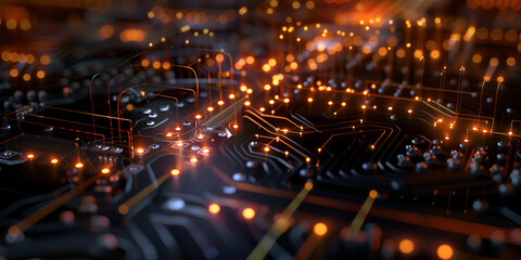 Advanced microchip technology showcasing intricate circuit designs and the enhancement of modern electronic devices