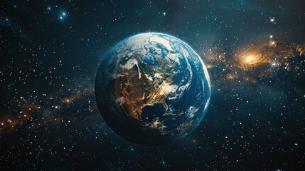 Fototapeta premium Earth in Space