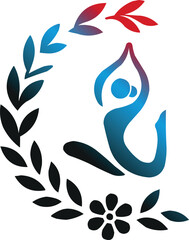 Yoga photo design background cover photo poster