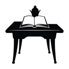 reading table silhouette
