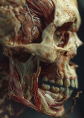 Detailed Anatomical Model of Human Head and Neck Musculature